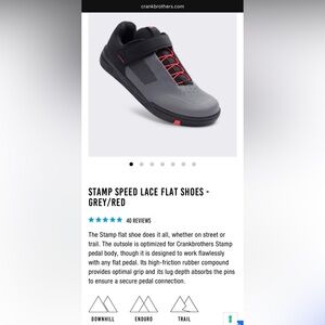 New CrankBrothers Stamp Shoe 9.5 Men’s Speedlace
